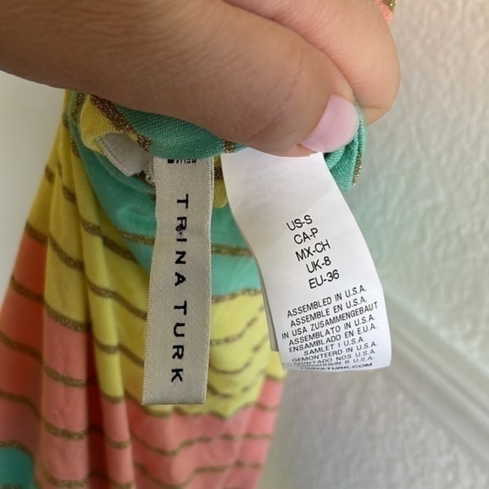 Trina Turk swim wear romper size small never worn - Picture 6 of 9